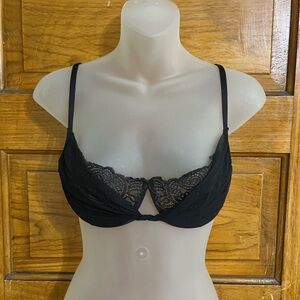 Elegant Black Lace Women's Bra